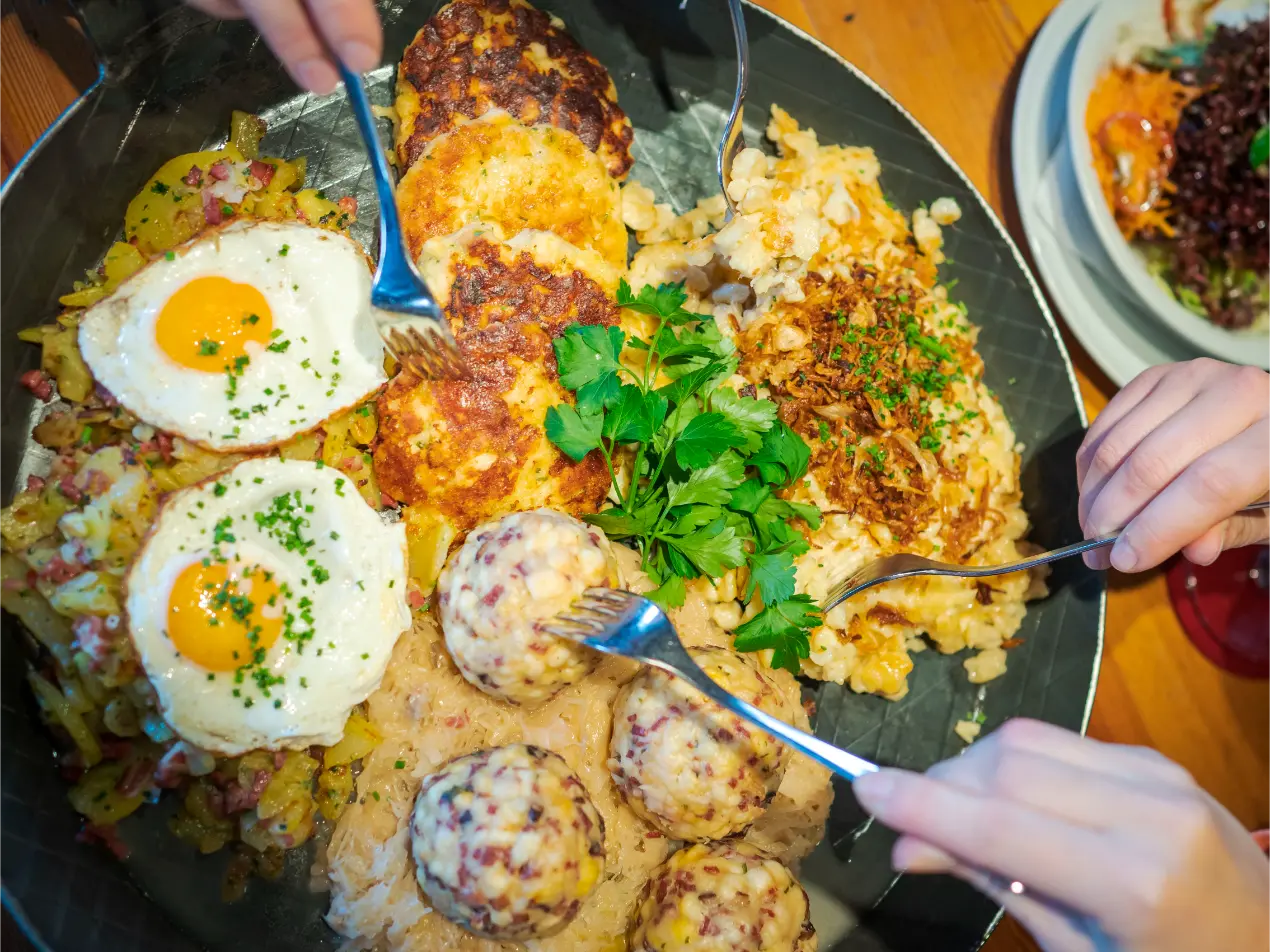 Berghut eten